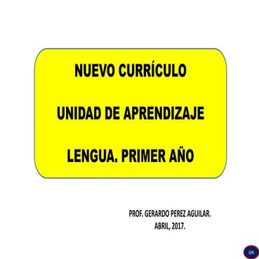 PROYECTO DE AULA. UNIDAD DE CLASES