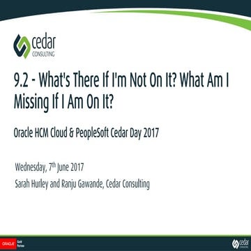 4. Sarah Hurley & Ranju Gawande - 9.2 What is There If I Am Not On It