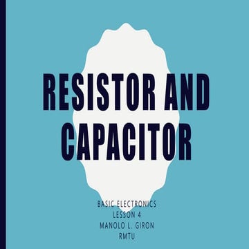 4. resistor and capacitor