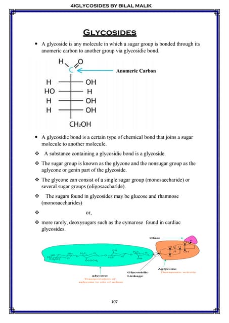 Glycosides | PPT