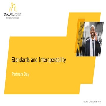 SCF Partners' Day: Standards and Interoperability