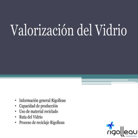 Rigolleau - JT 16 Vidrio Conexión Reciclado