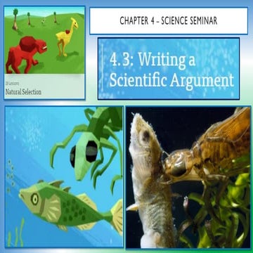 Writing A Scientific Argument
