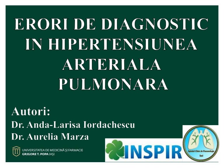 Hipertensiune arteriala pulmonara Hipertensiune arteriala pulmonara