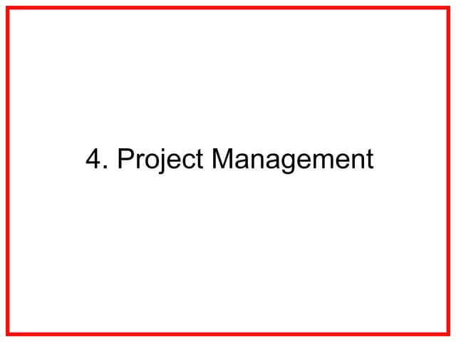 04. Project Management