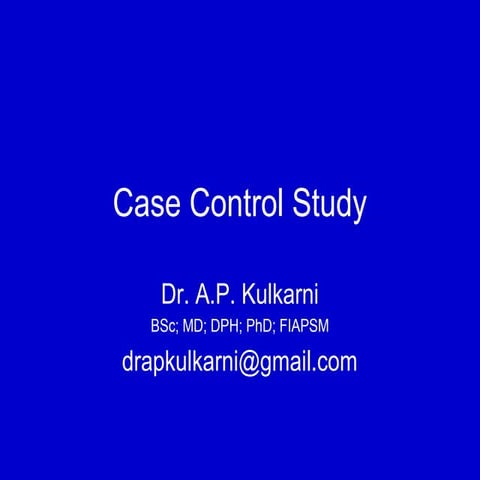 4. case control study