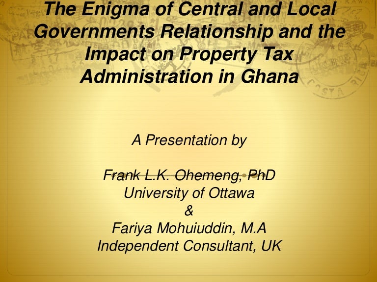 Property Taxation in Ghana
