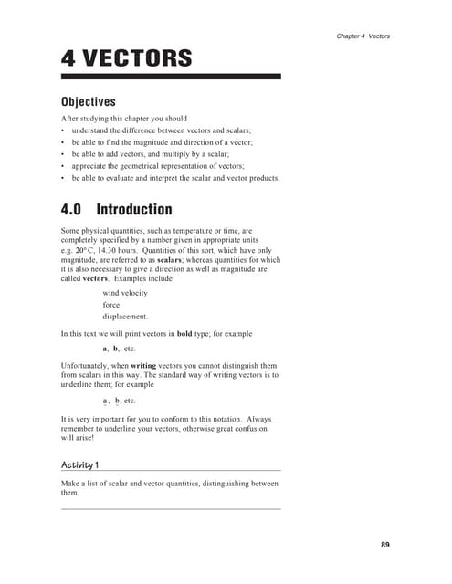 Class 12 Maths Vectors Pdf