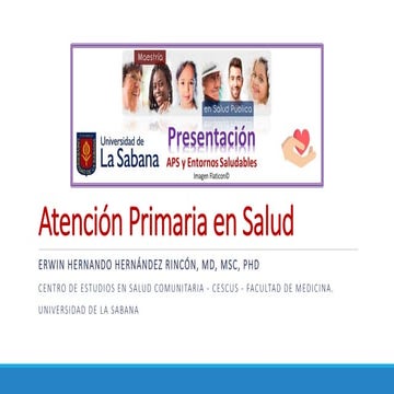 Atención Primaria de Salud Renovada | PPTX