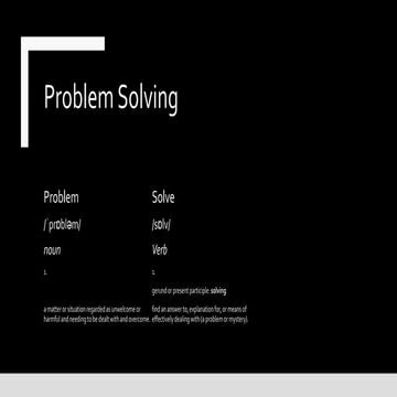 4. problem solving | PPT