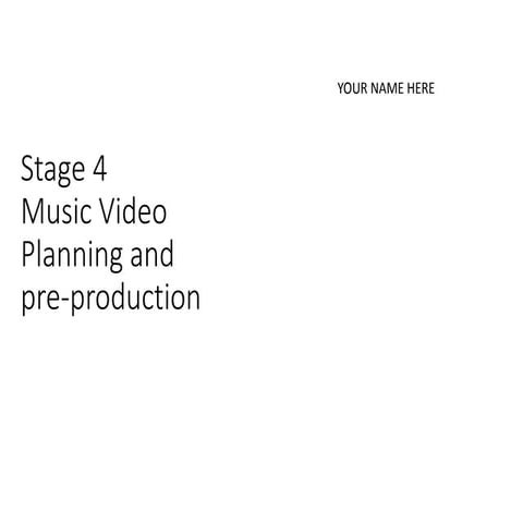 4. pre production mv 2018