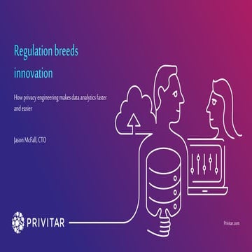 In:Confidence 2019 - Regulation breeds innovation