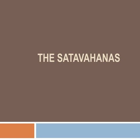 The Satavahanas