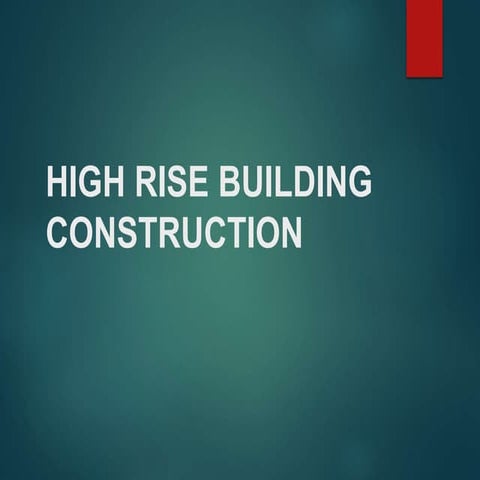 high rise building construction