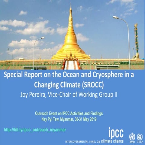 Updates on the preparations of the SROCC and Working Group II contribution to...