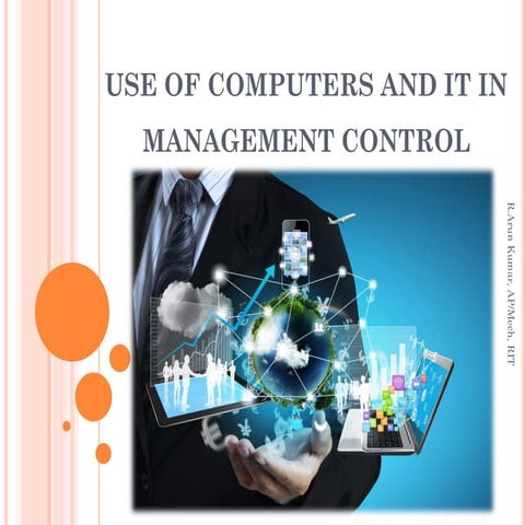 Use of computers and information technology in management control