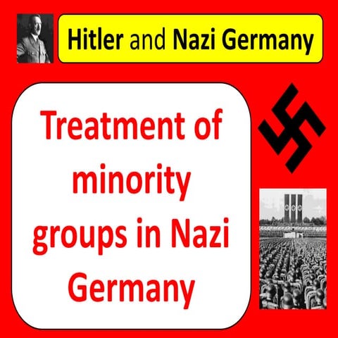 Hitler and Nazi Germany - treatment of other minority groups