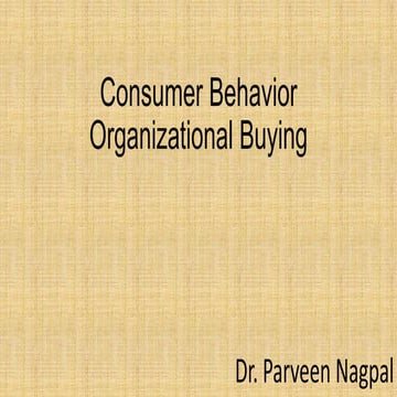 4. consumer behaviour