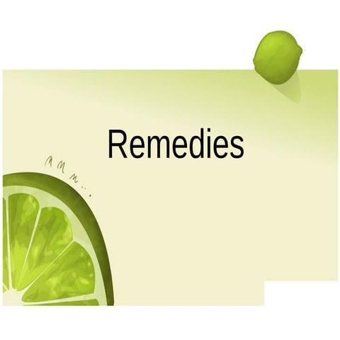 Remedies