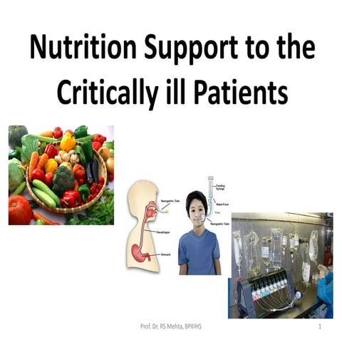 4. nutrition support to critically ill in icu | PDF