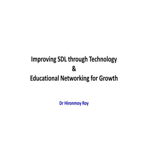 SDL & NETWORKING (Self Directed Learning)