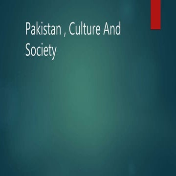 Pakistan Culture And Society|Different Cultures of Pakistan|Culture Clash.