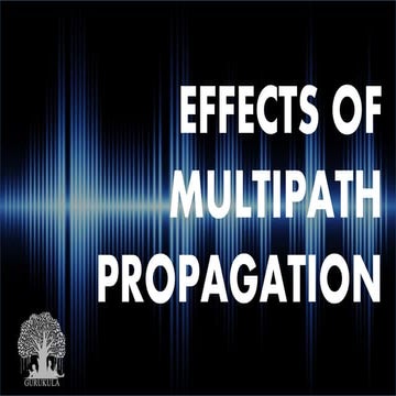 4.1   effects of multipth propagation