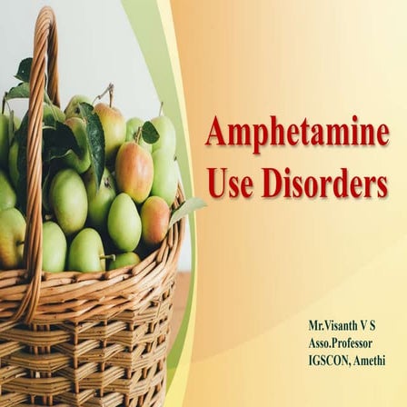  Amphetamine Use Disorder