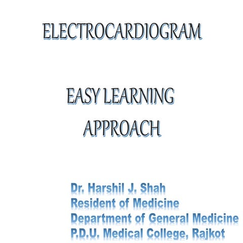 4. ecg basics rate and axis | PPTX