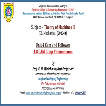 4.8 cam jump phenomenon