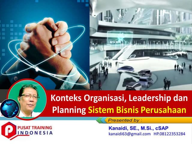 Konteks Organisasi, Leadership dan Planning Sistem Bisnis _ Materi Training BCMS (with ISO 22301)