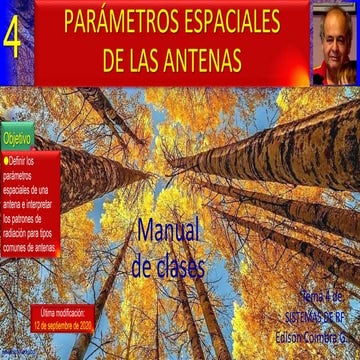 4. Parámetros espaciales de las antenas