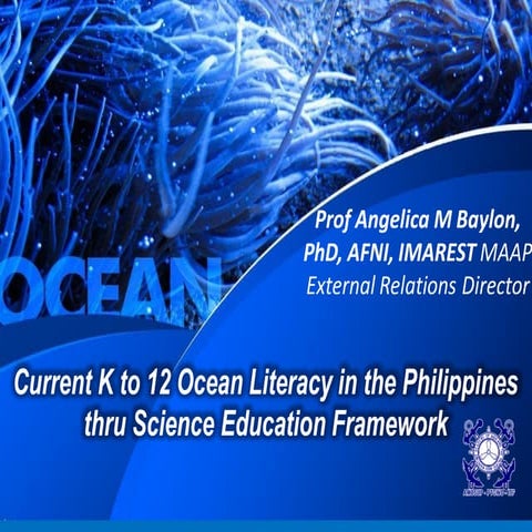 The Current K to 12 Ocean Literacy in the Philippines Thru Science Education ...