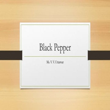 Black pepper