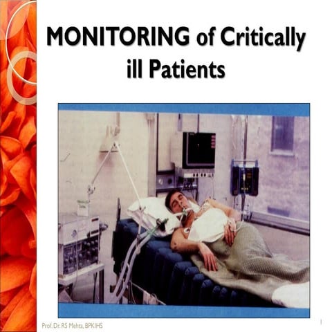 4. monitoring &amp; devices used in icu ccu