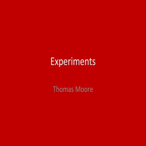 4. production experiments powerpoint