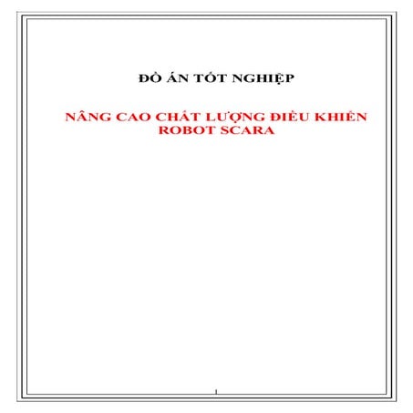 4.1.1. nâng cao chất lượng điều khiển robot scara