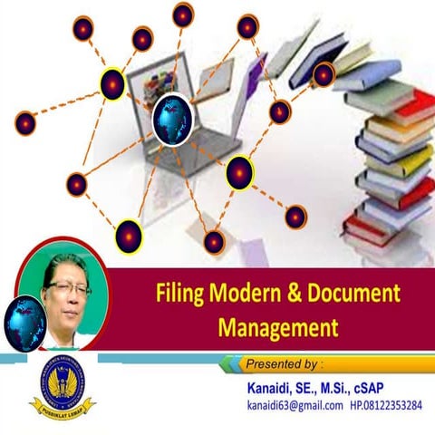 Manajemen Filing Modern dan Document Management _Training "Manajemen KEARSIPA...