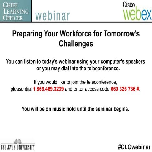 Preparing Your Workforces for Tomorrow's Challenges