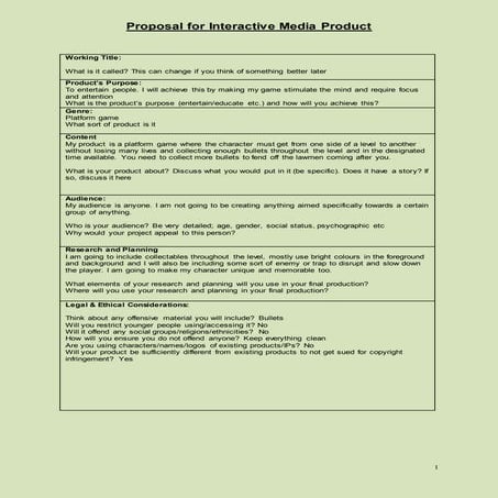 4. proposal (interactive) pixel game