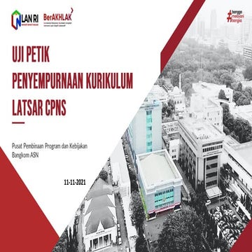 Bahan Paparan Desain Latsar  Berakhlak