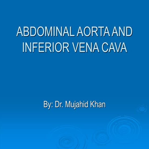 4.abdominal aorta and ivc | PPT