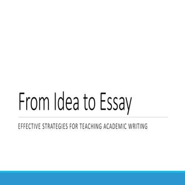 Making a Writing Plan Using TAPF | PPT