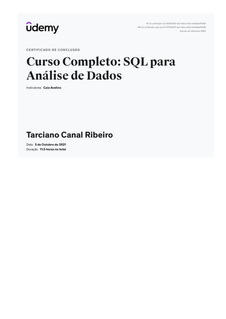 SQL Para a Análise de Dados | PDF