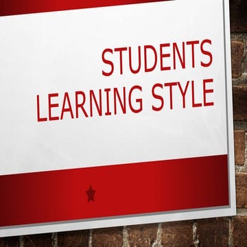 VAK Learning styles | PPTX