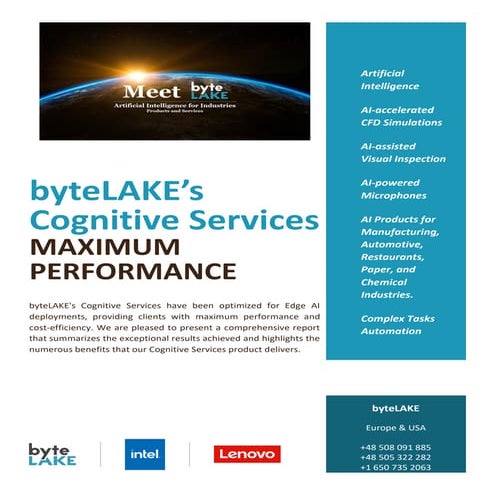 Empowering Industries with byteLAKE's High-Performance AI