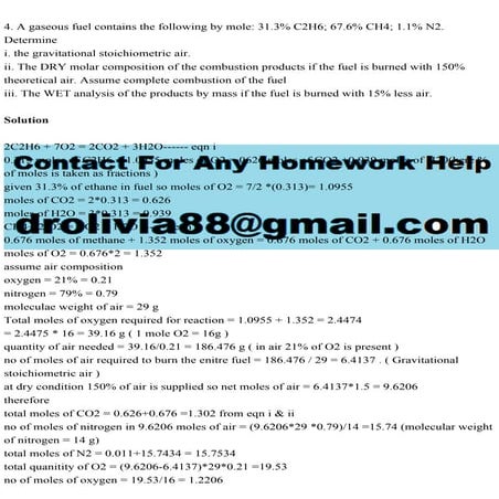 Solved numerical problem on Combustion thermodynamics.pptx
