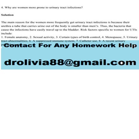 4. Why are women more prone to urinary tract infectionsSolution.pdf