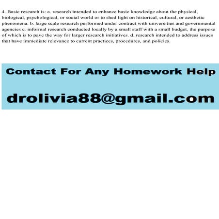 4. Basic research is a. research intended to enhance basic knowledg.pdf