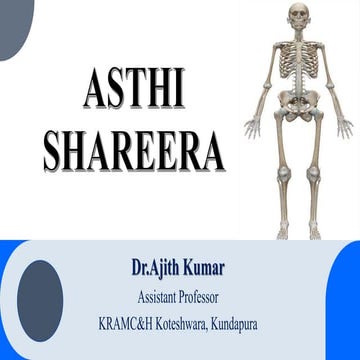 ASTHI SHAREERA SHAREERA RACHANABY DR AJITH KUMAR